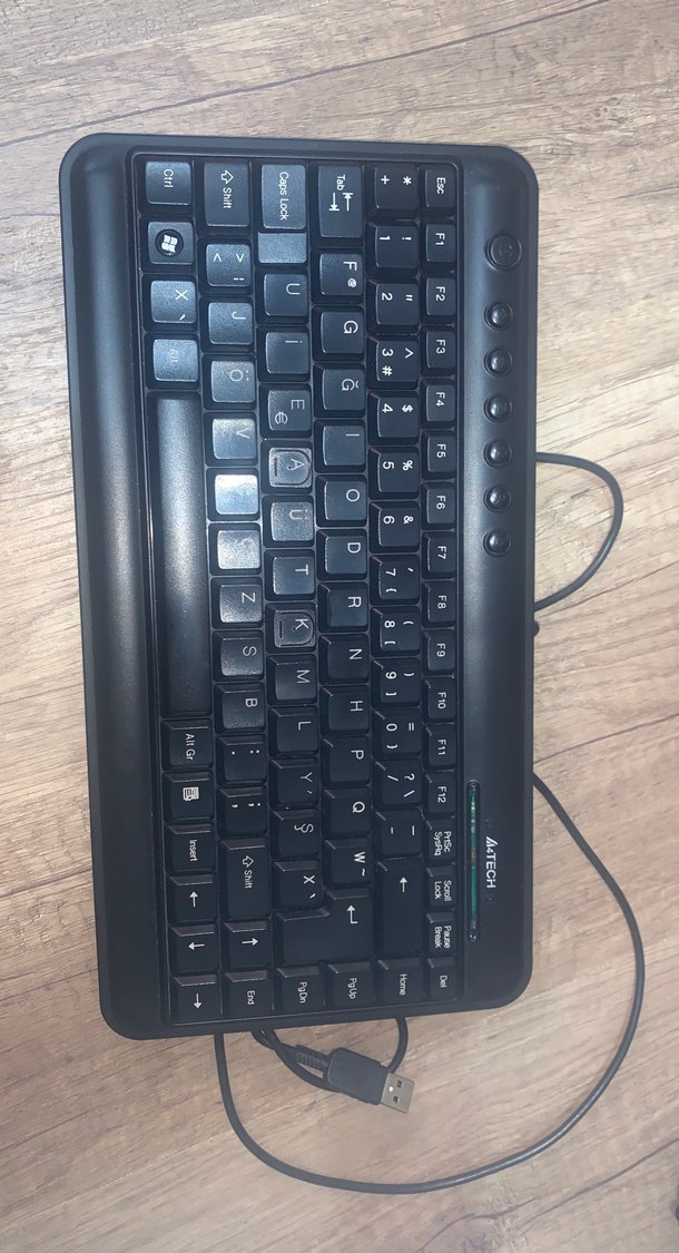 A4Tech Siyah Kablolu f Klavye - Görsel 2