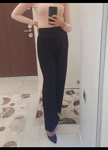 Diğer Siyah kumaş pantolon