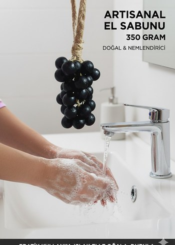 Doğal ve Nemlendirici El Sabunu üzüm salkım şeklinde - Görsel 4