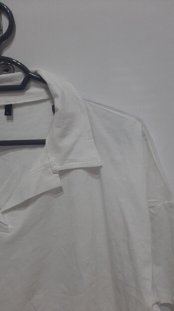 l Beden beyaz Renk Crop tişört