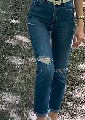 s Beden lacivert Renk Stradivarius jean