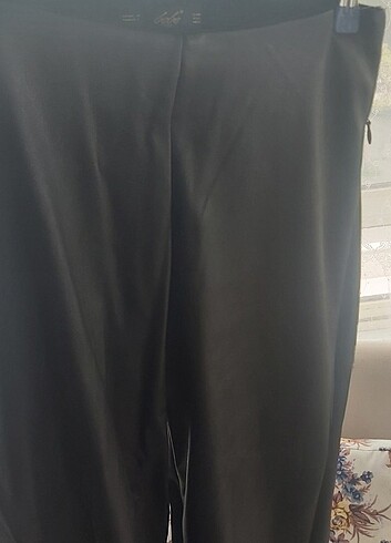 m Beden siyah Renk Deri pantalon