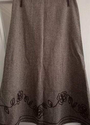 Kışlık kalın koton etek - Görsel 3