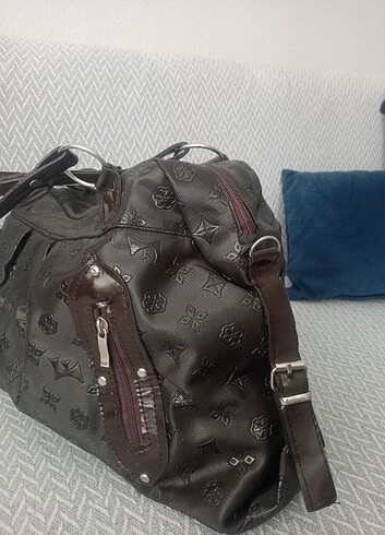 Kahverengi bayan çantası  - Görsel 2