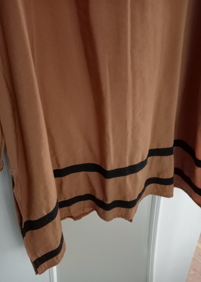 Bayan tunik. Taba rengi - Görsel 2