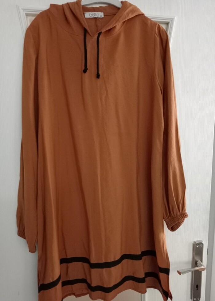 Bayan tunik. Taba rengi - Görsel 3