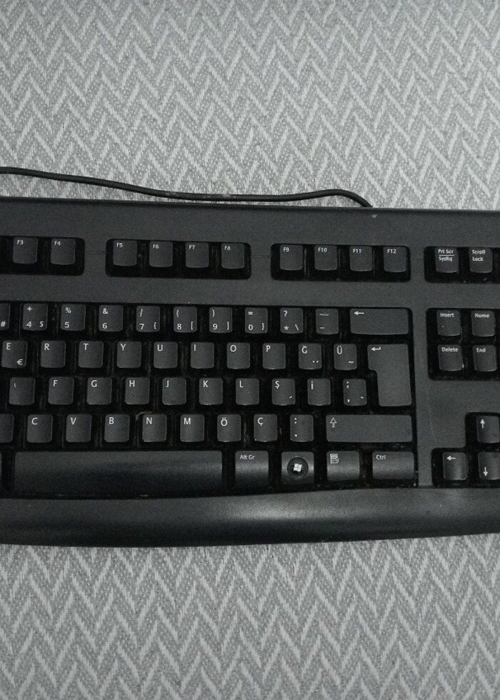 Siyah renk Q klavye - Görsel 2