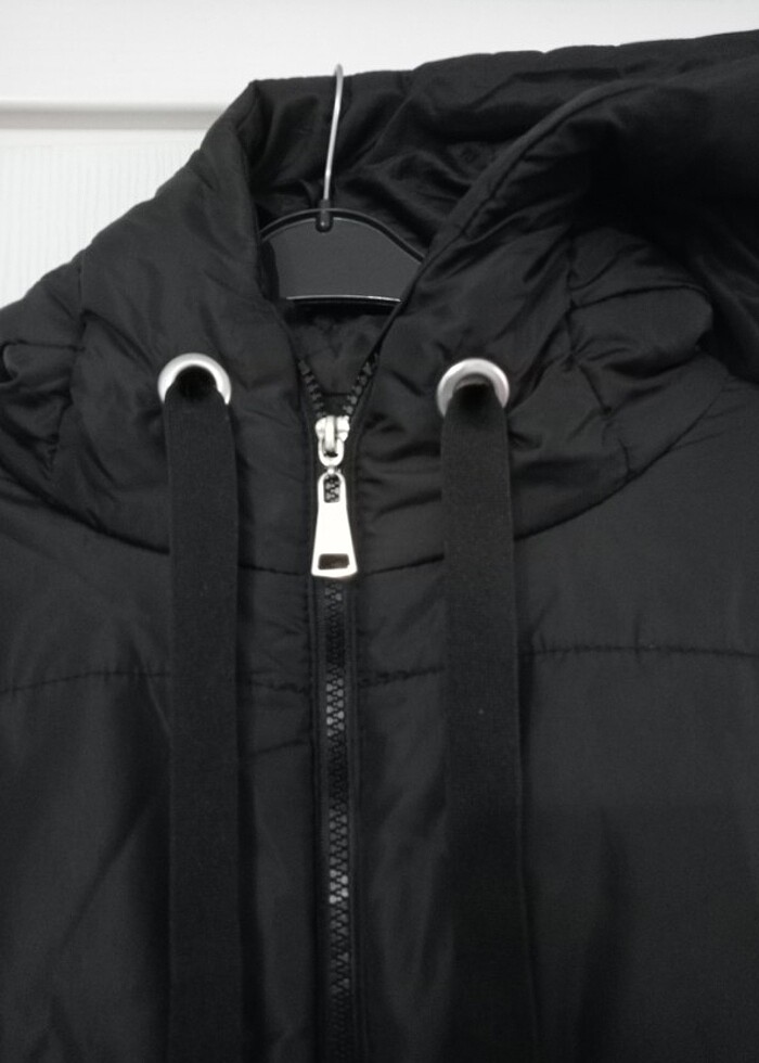 Siyah renk 36 /38 beden uyumlu  şişme mont - Görsel 3