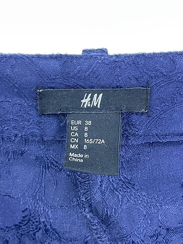 38 Beden lacivert Renk H&M Kumaş Pantolon %70 İndirimli.