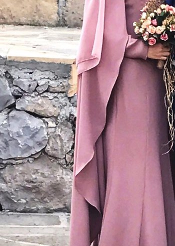 s Beden pembe Renk Pınarşems Piraye Abiye