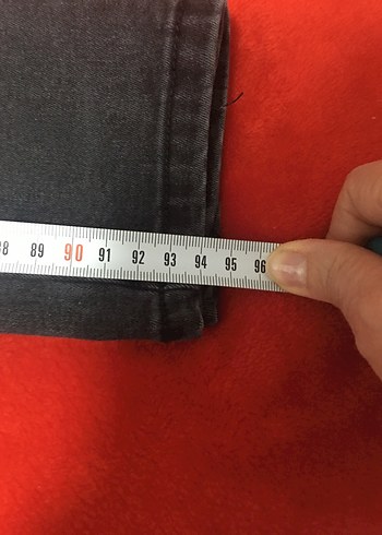 m Beden Kadın Siyah Denim Pantolon