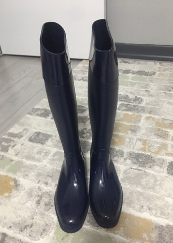 37 Beden mavi Renk Kadın Lacivert Çizme