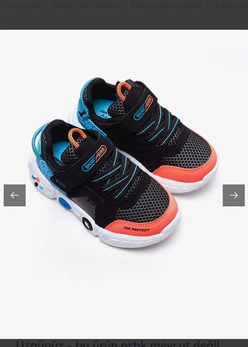 Erkek Çocuk Renkli Bağcıksız Spor Ayakkabı - Görsel 2
