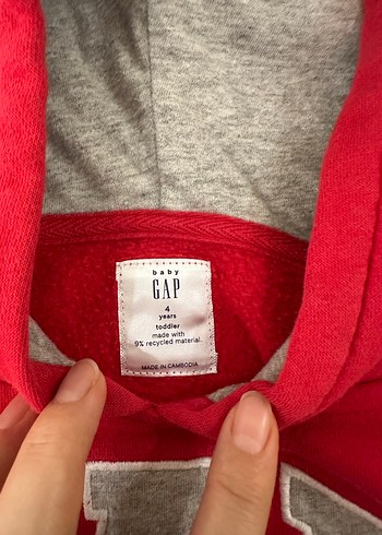 Kız-erkek Çocuk Kırmızı GAP Eşofman Takımı - Görsel 3