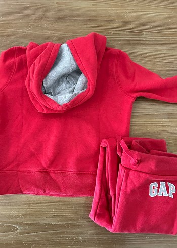 Kız-erkek Çocuk Kırmızı GAP Eşofman Takımı - Görsel 2