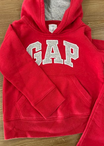 Kız-erkek Çocuk Kırmızı GAP Eşofman Takımı - Görsel 4