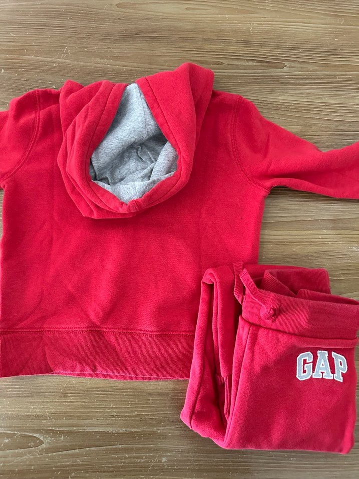 Kız-erkek Çocuk Kırmızı GAP Eşofman Takımı - Görsel 2