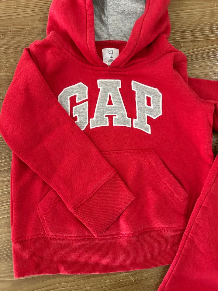 Kız-erkek Çocuk Kırmızı GAP Eşofman Takımı - Görsel 4
