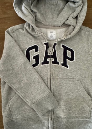 GAP Erkek Çocuk Gri Fermuarlı Eşofman Takımı - Görsel 4