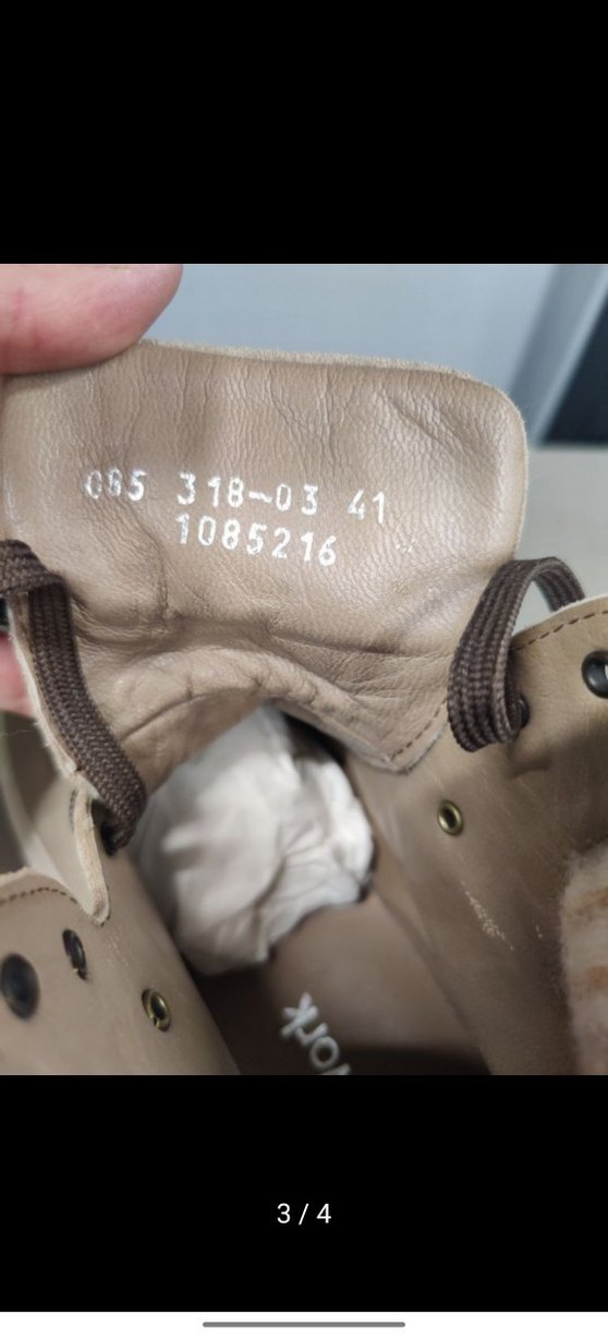 Network marka 41 numara Bej Süet Bağcıklı Bot - Görsel 3