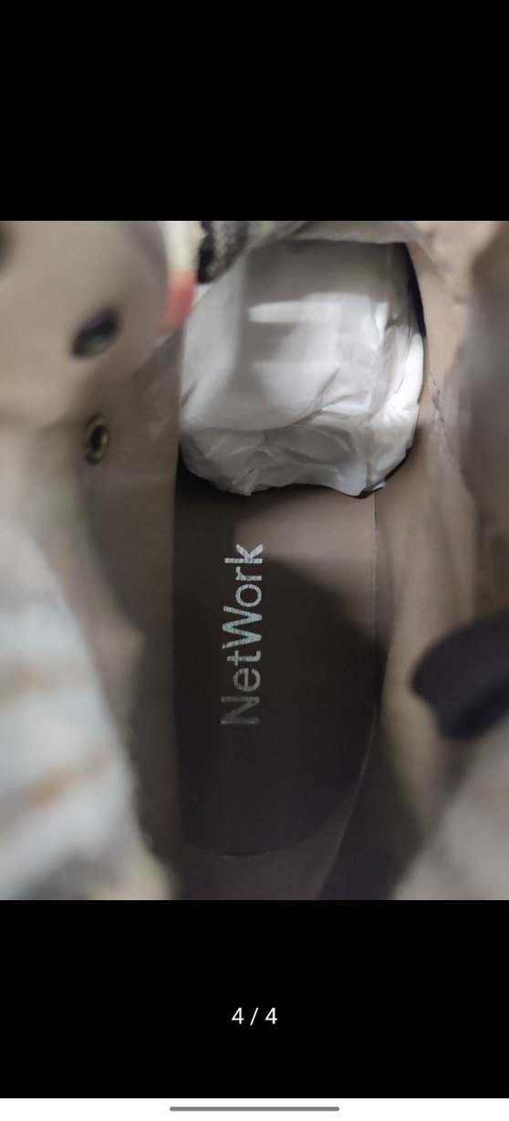 Network marka 41 numara Bej Süet Bağcıklı Bot - Görsel 4