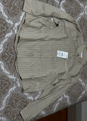 DÖKÜMLÜ ÇİZGİLİ GÖMLEK - Görsel 2