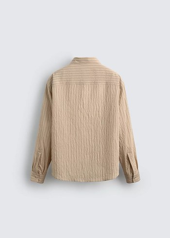 DÖKÜMLÜ ÇİZGİLİ GÖMLEK - Görsel 8