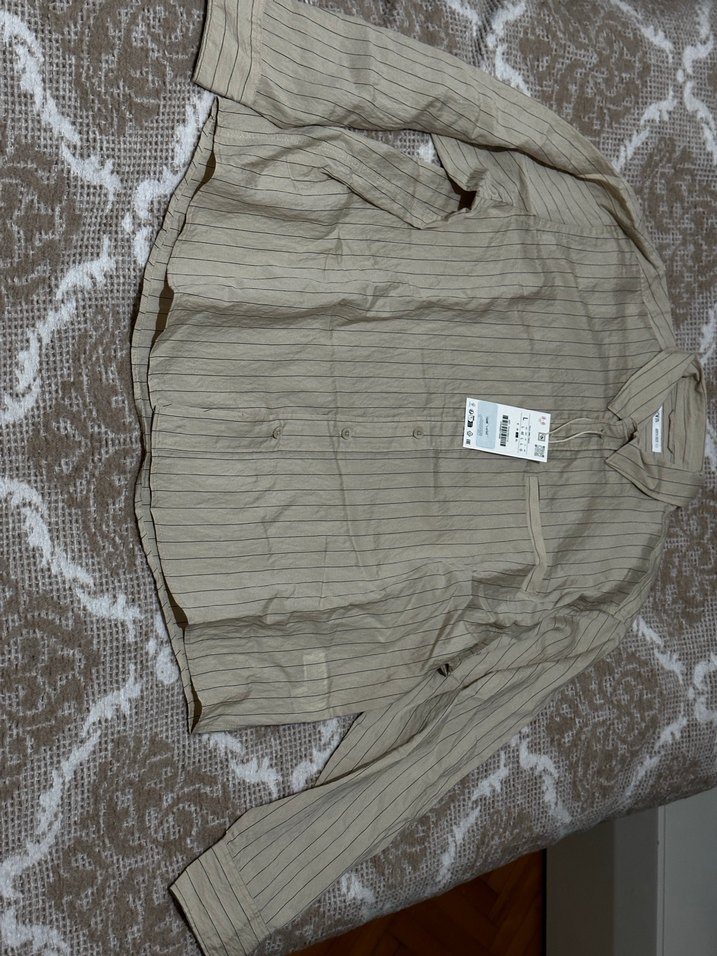 DÖKÜMLÜ ÇİZGİLİ GÖMLEK - Görsel 2