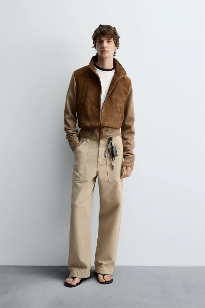 DERİ KOMBİNASYONLU LIMITED EDITION CEKET - Görsel 4