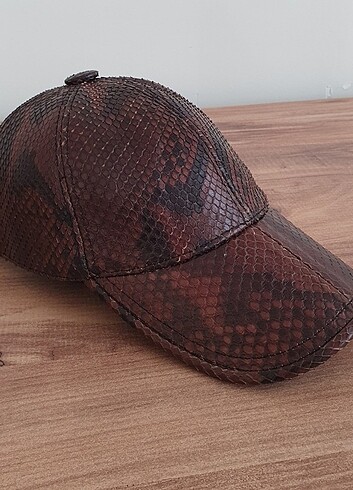  Beden Yılan Derisi Beyzbol Şapka Orjinal