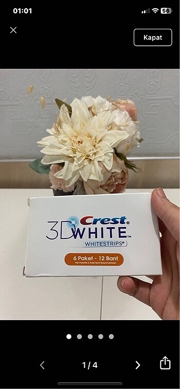 3d crest Diş beyazlatma bandı