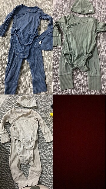 H&M ayarlanabilir alt üst 3 lü takım
