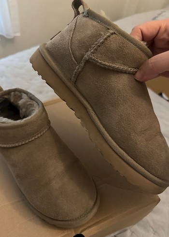 37 Beden camel Renk UGG klasik ultra mini 37 numara