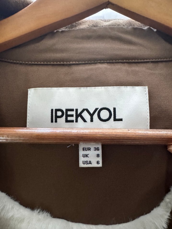 İpekyol Kahverengi Kadın Trenç mont — görsel 3/5