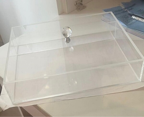 Çok amaçlı sert kalın pleksi kutu sıfır!