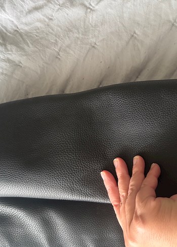  Beden siyah Renk Orjinal guess kadın deri hobo çanta