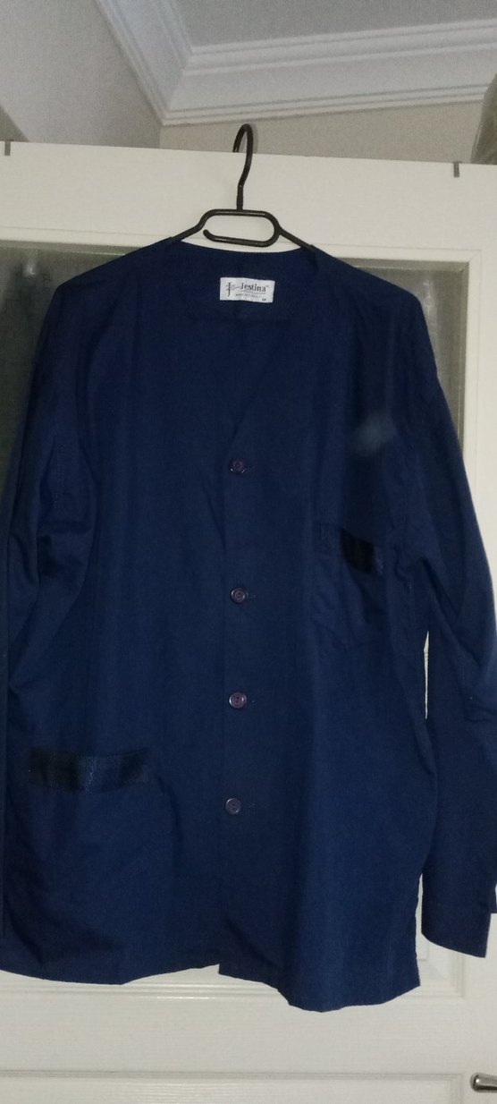 Düğmeli Lacivert Erkek pijama takımı - Görsel 4