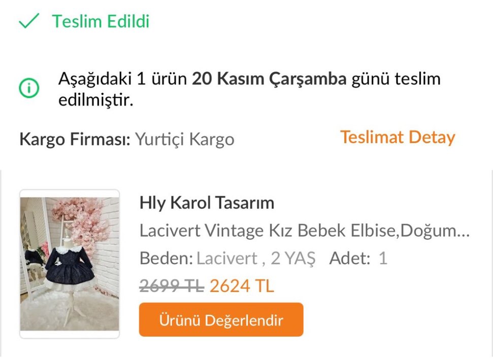 Hly Karol Tasarım Çocuk Elbise - Görsel 3