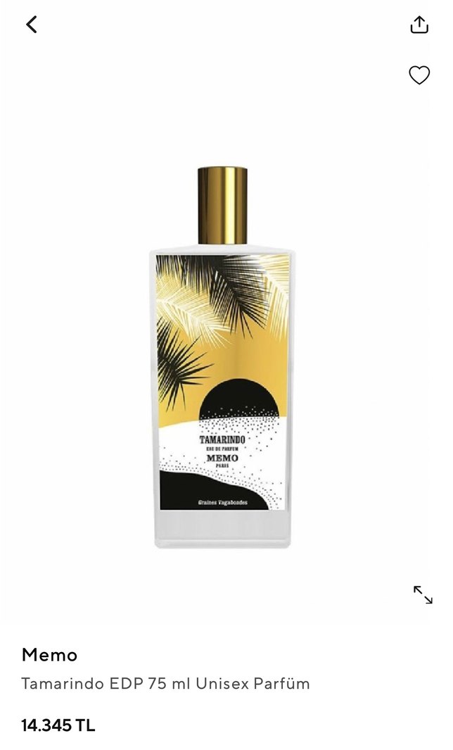 Memo Tamarindo EDP Unisex Parfüm - Görsel 3
