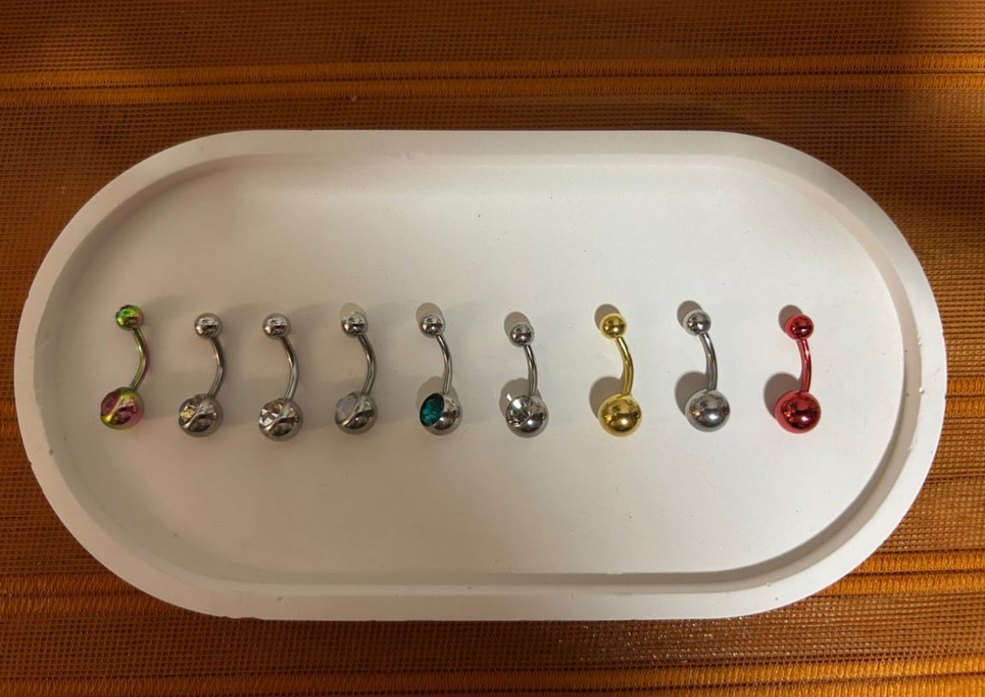 Çelik Göbek Piercing - Görsel 2