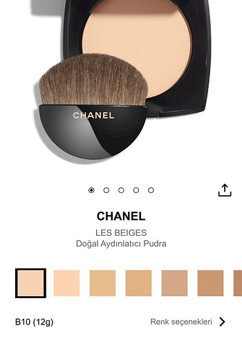 Chanel Les Beiges Doğal Aydınlık Pudra B10 - Görsel 8