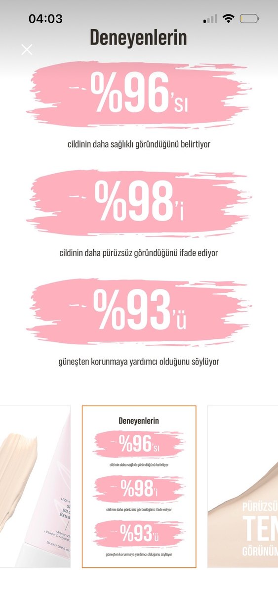 Skinsensual SPF50+ Extra Light BB Krem 50 ml - Görsel 2