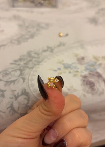 Rook piercing 2 adet çelik - Görsel 2