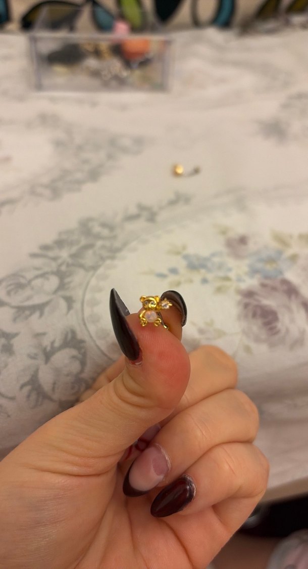 Rook piercing 2 adet çelik - Görsel 2