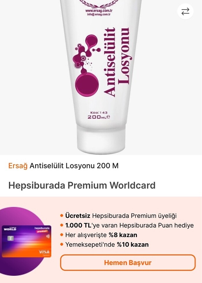 Ersağ selülit losyonu - Görsel 3