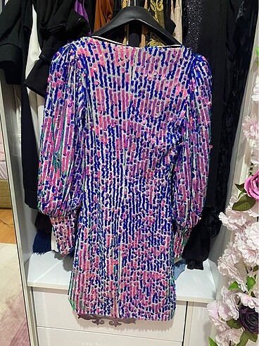 xs Beden çeşitli Renk Zara payetli elbise
