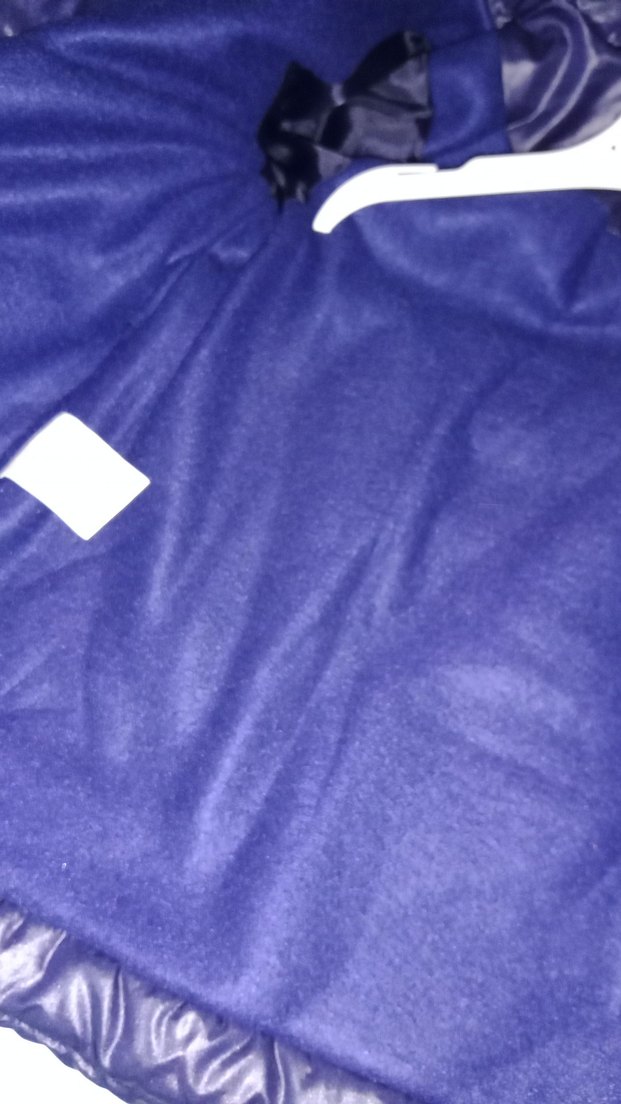 Kız Çocuk Kapüşonlu Uzun Mavi Kaban marka temsili - Görsel 2