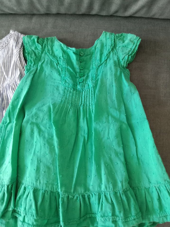 kız bebek 2 adet biri zara diğeri LC waikiki elbise - Görsel 4