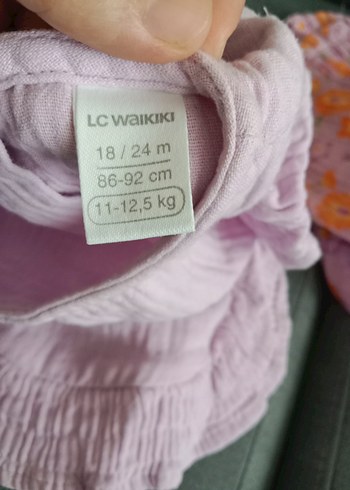 Müslüm kumaştan kız çocuk ikili takım - Görsel 3