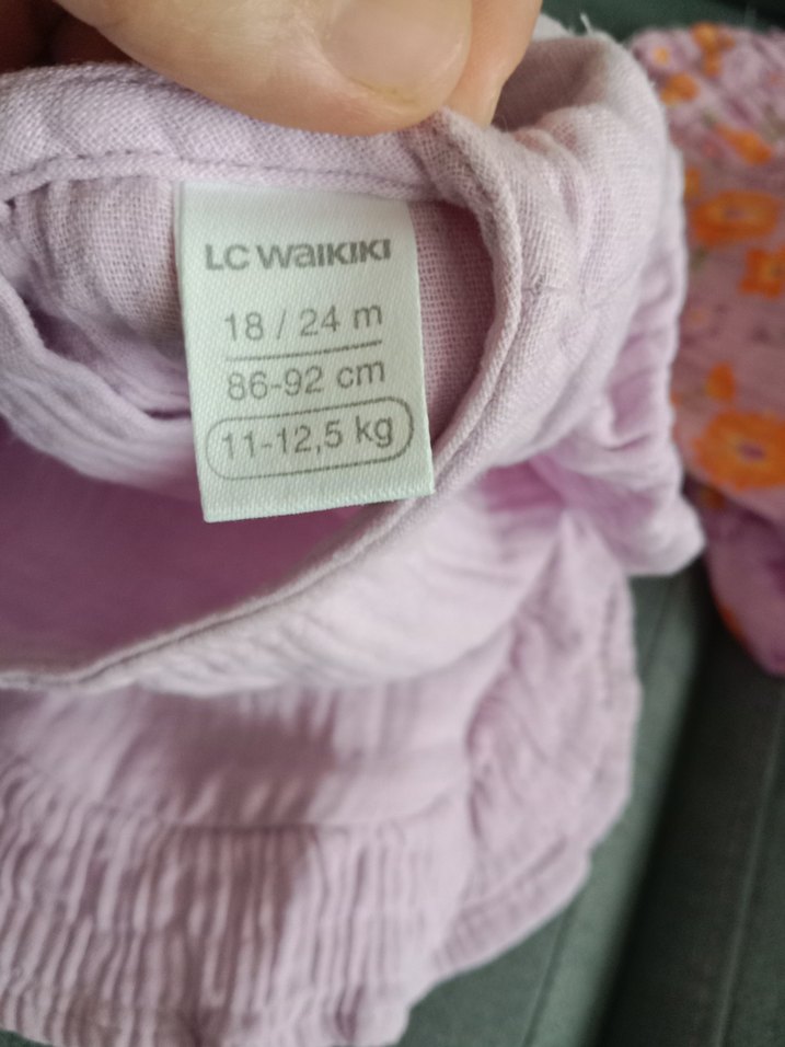 Müslüm kumaştan kız çocuk ikili takım - Görsel 3